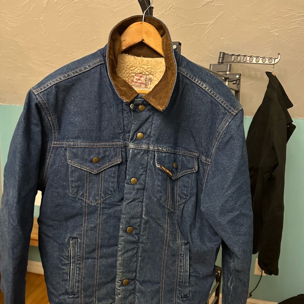 Vintage saddle king Jean jacket men’s